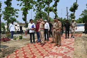 पुलिस अधीक्षक महराजगंज द्वारा पुलिस लाइन परिसर में टाइप-3 आवासीय भवन का भूमिपूजन किया गया।